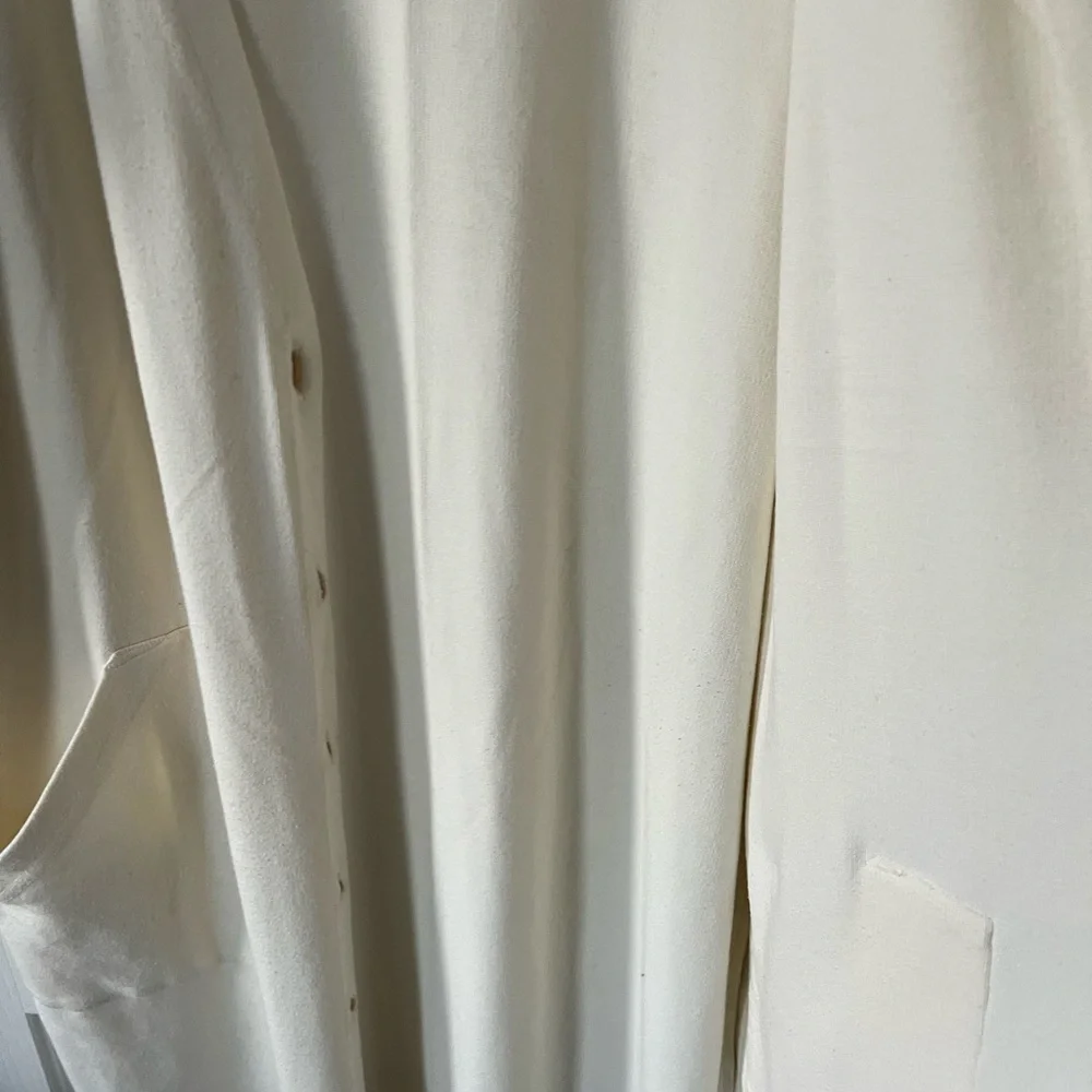 Linda Lundstrom vintage long cream cardigan - Picture 8 of 10